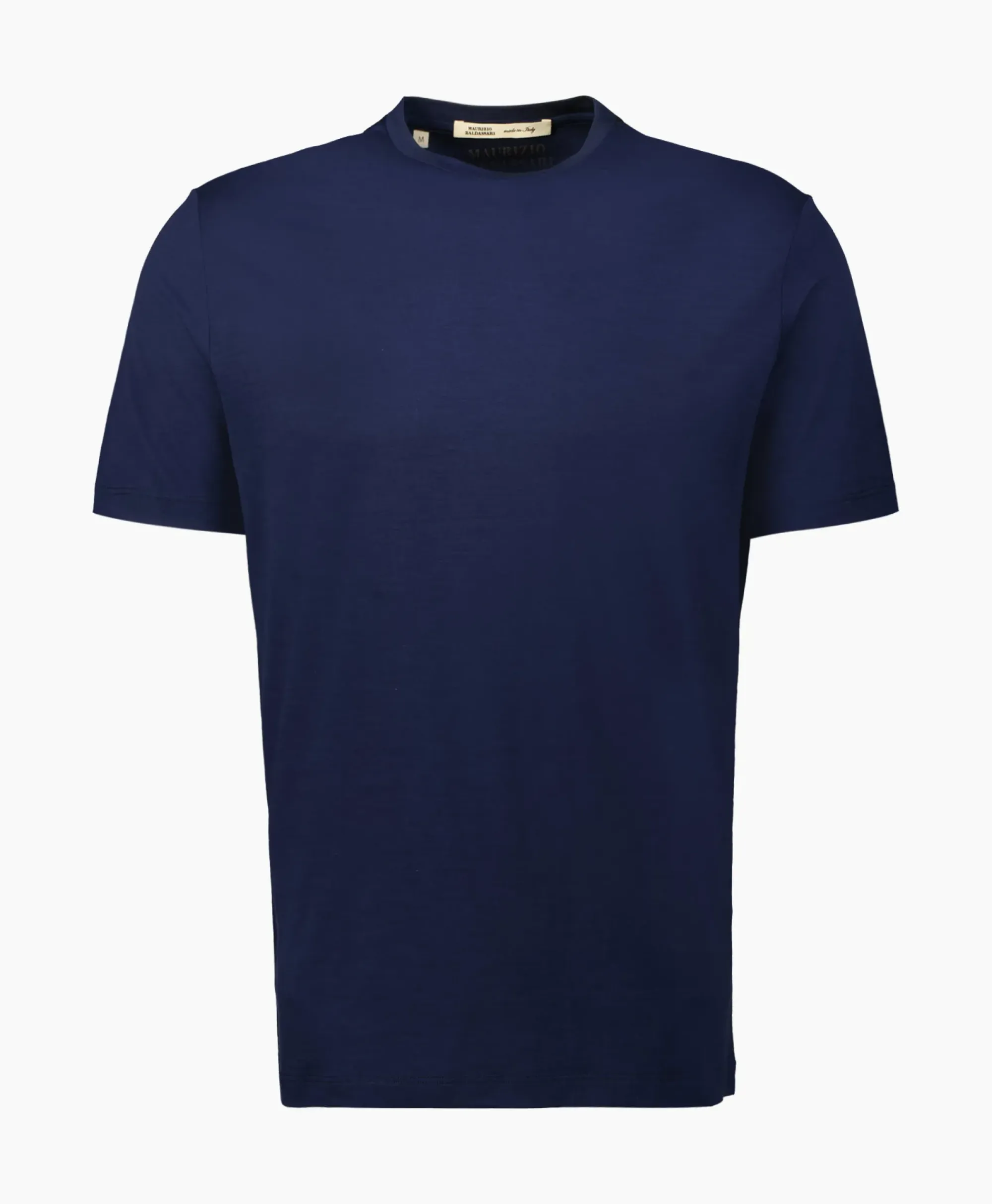 T-Shirts^Maurizio Baldassari T-Shirt Korte Mouw Short Sleeves Blauw