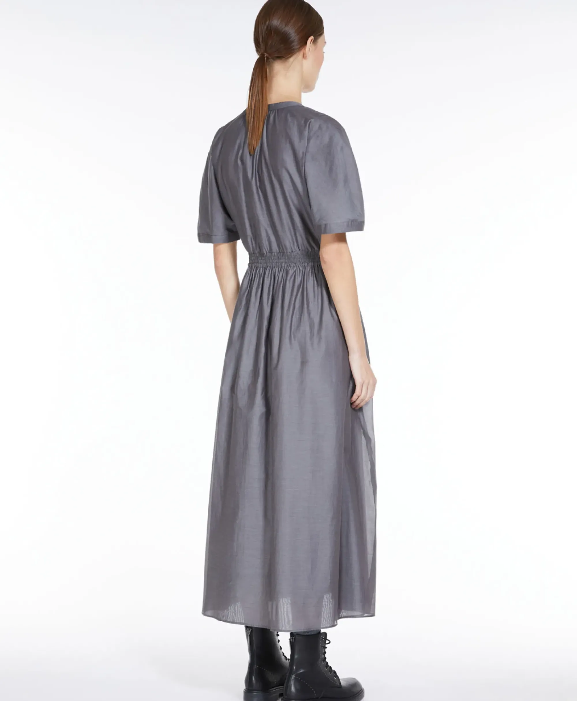 Jurken^Maxmara Maxi Jurk Ribes Taupe