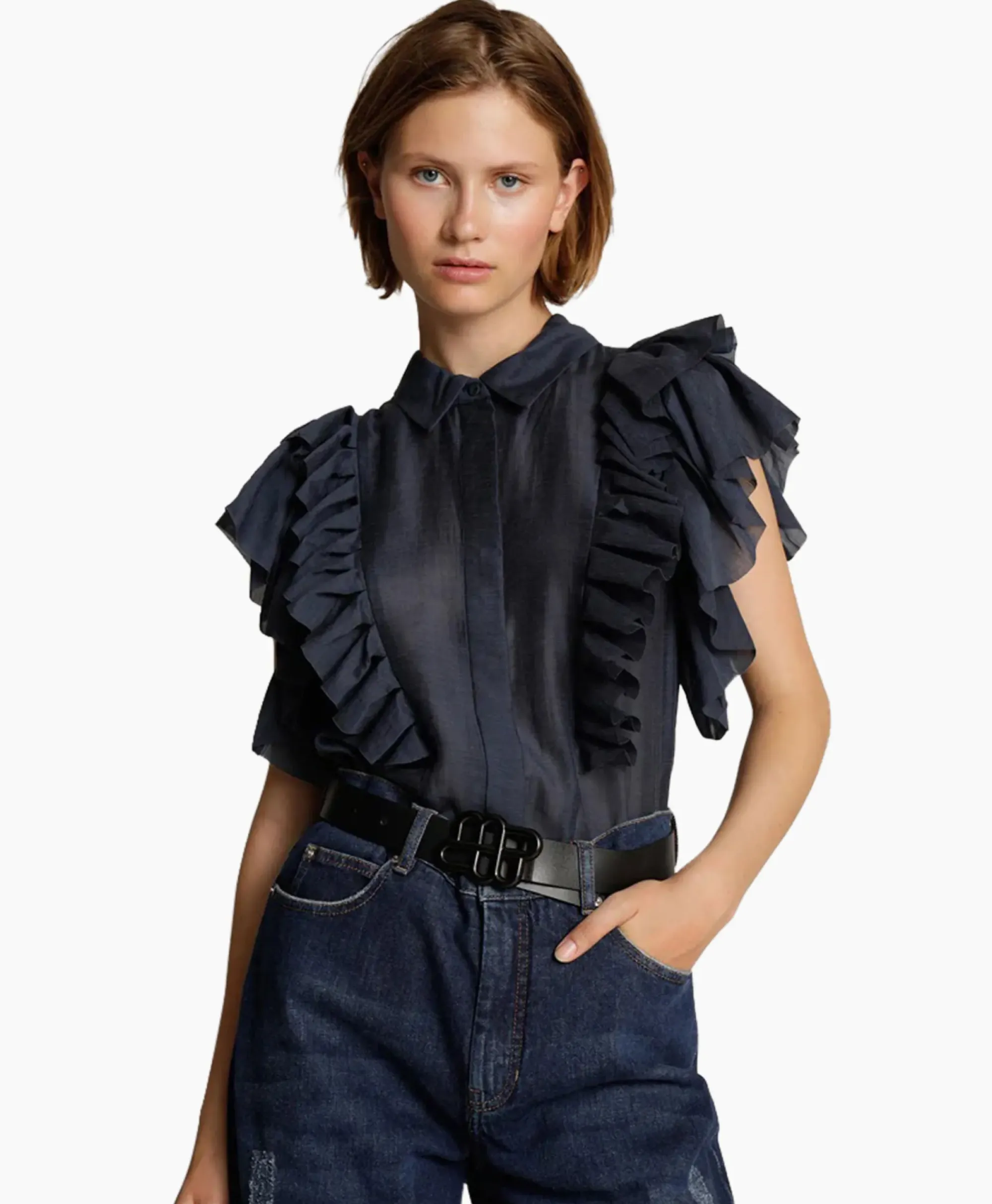 Blouses^Munthe Blouse Must Donker Blauw