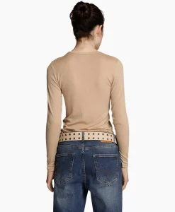 T-Shirts & Tops^Munthe Longsleeve Lutest Zand