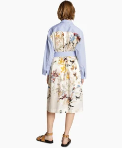 Jurken^Munthe Midi Jurk Masseila Blauw