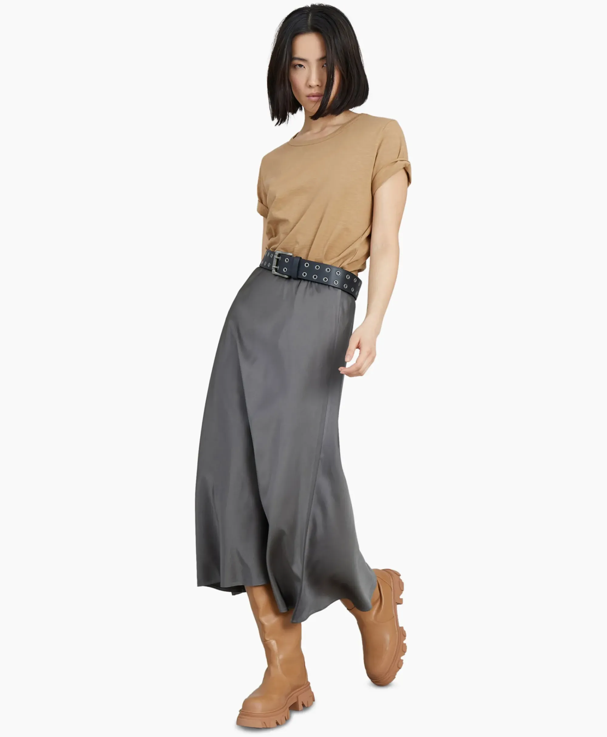 Rokken^Munthe Midi Rok Babe Groen