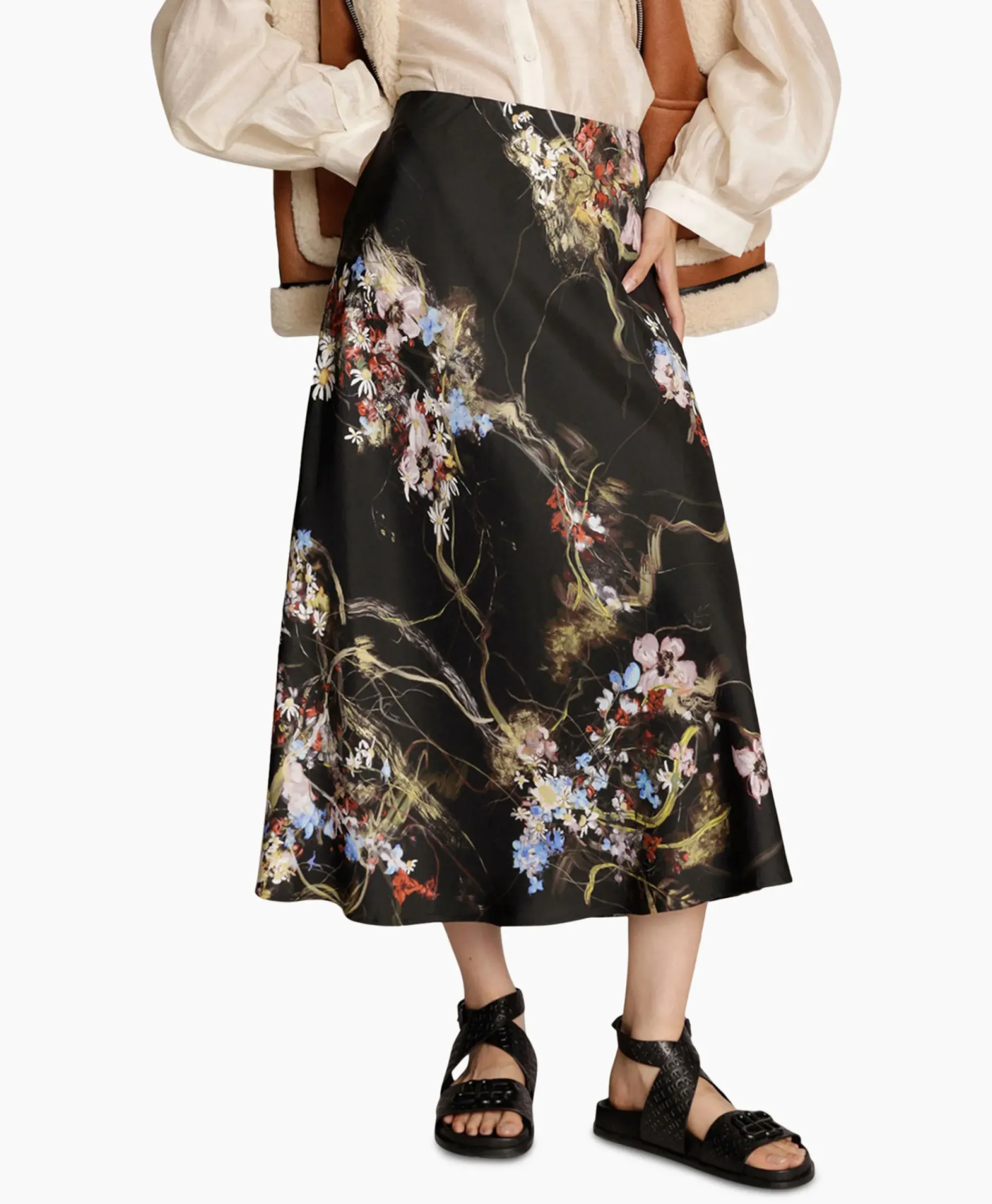 Rokken^Munthe Midi Rok Carson Off White