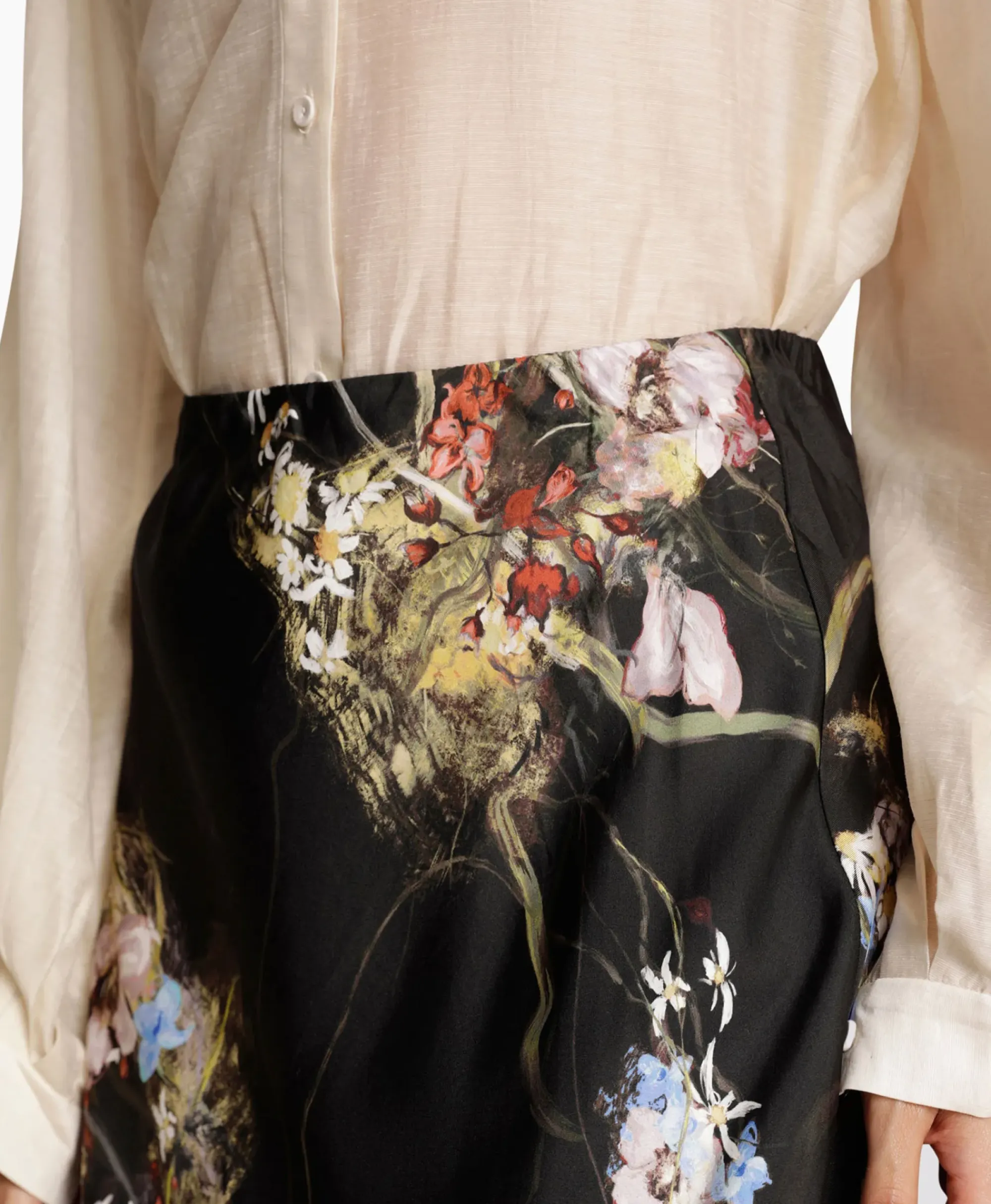 Rokken^Munthe Midi Rok Carson Off White