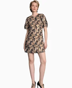 Jurken^Munthe Mini Jurk 233-1317-23335 Beige