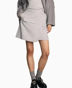 Rokken^Munthe Minirok 233-1210-23308 Grijs