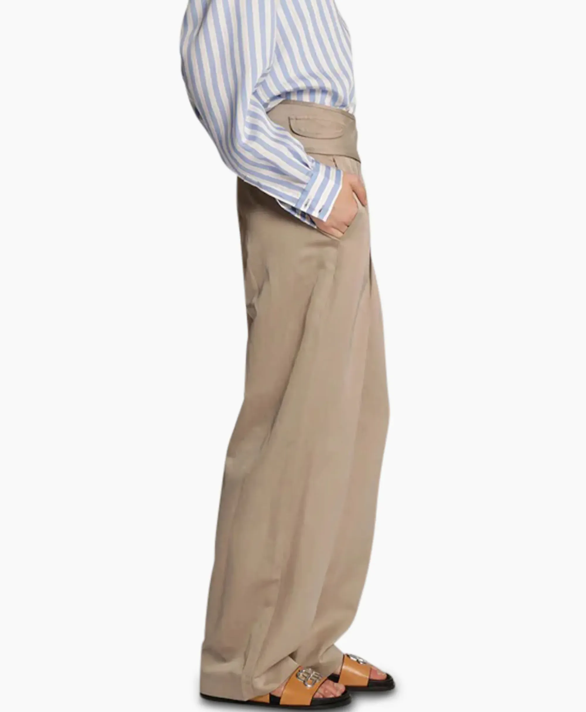Broeken^Munthe Pantalon Mosolo Beige