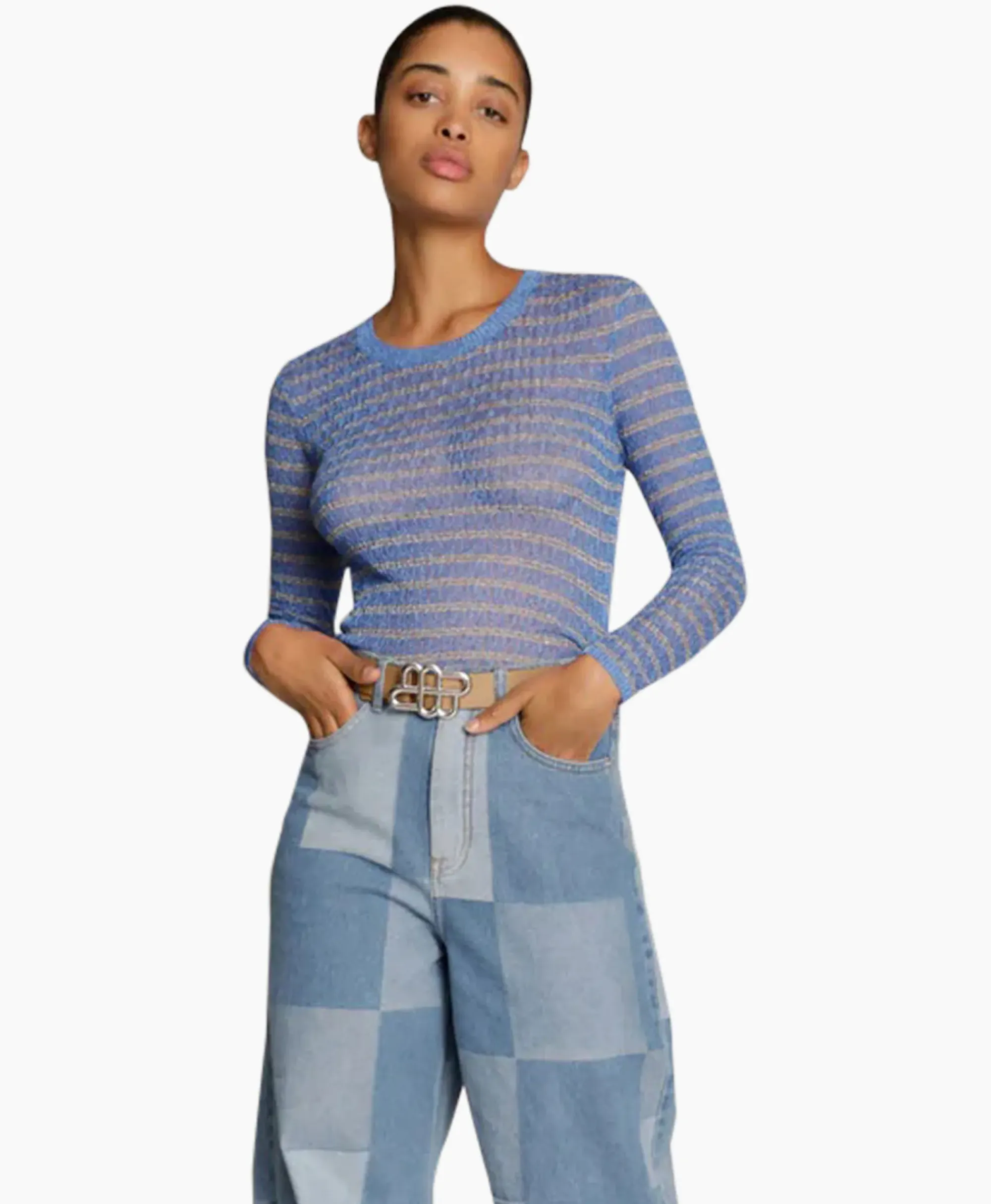 T-Shirts & Tops^Munthe Top Misletoe Blauw