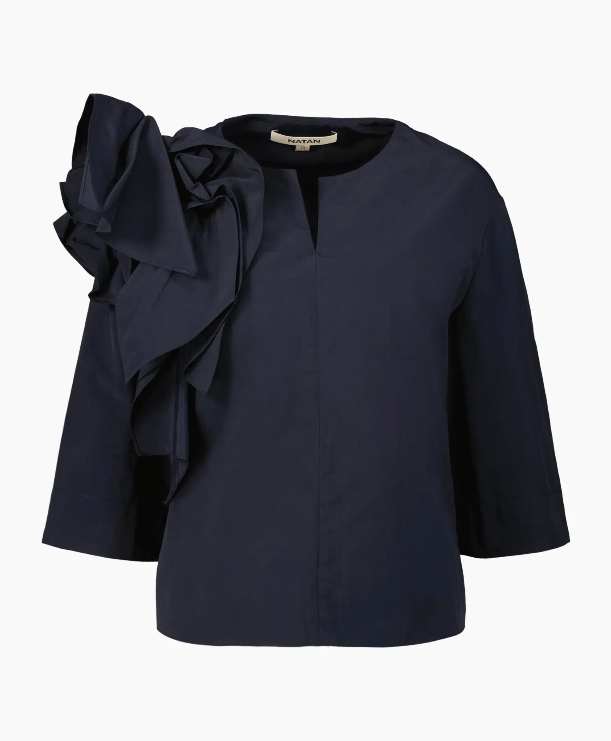 Blouses^Natan Blouse Ange-Jztkn02 Donker Blauw