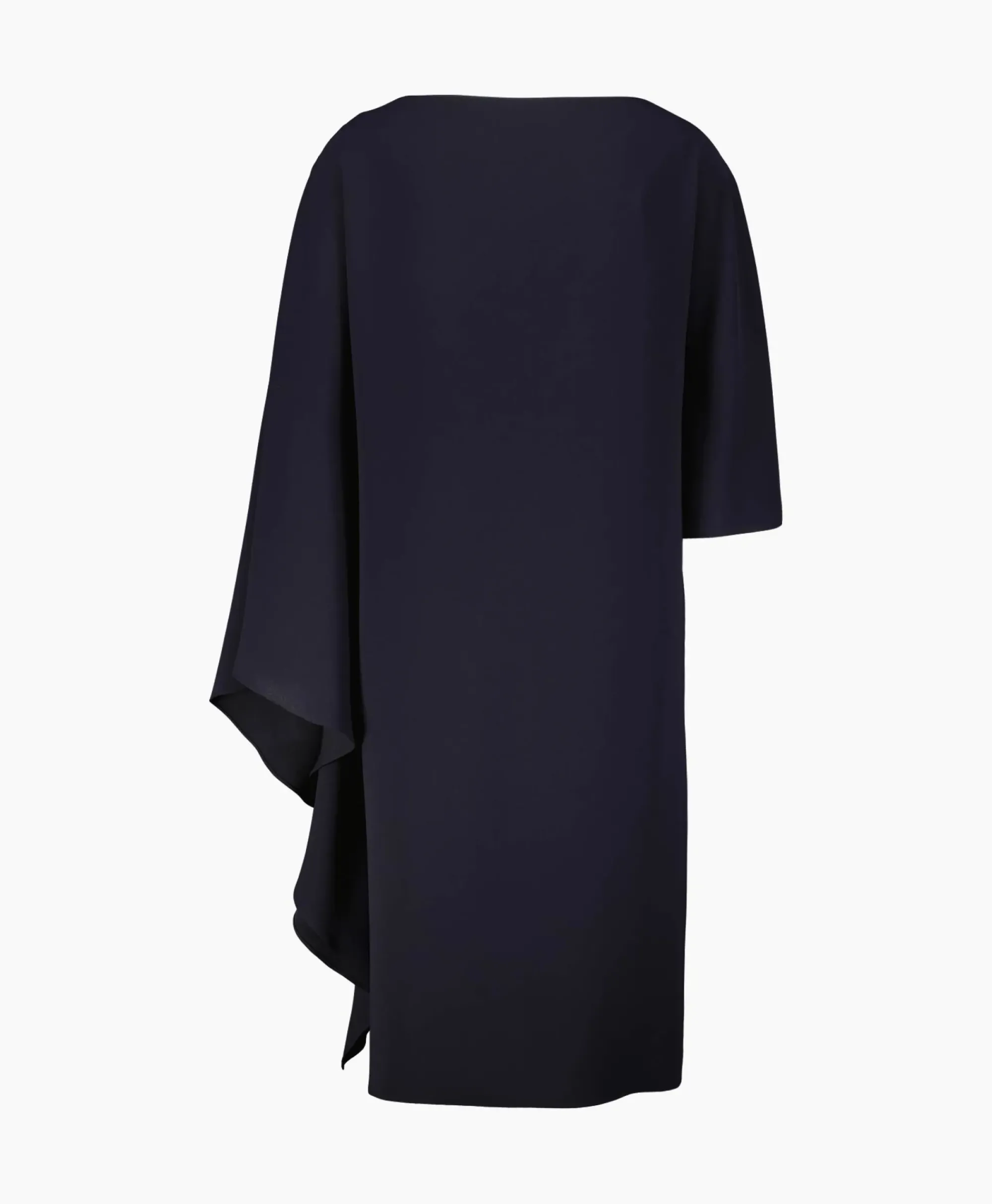 Jurken^Natan Midi Jurk Ambre-N6Nj03 Donker Blauw