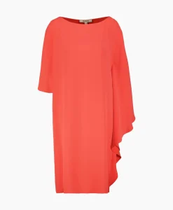 Jurken^Natan Midi Jurk Ambre-N6Nj03 Rood