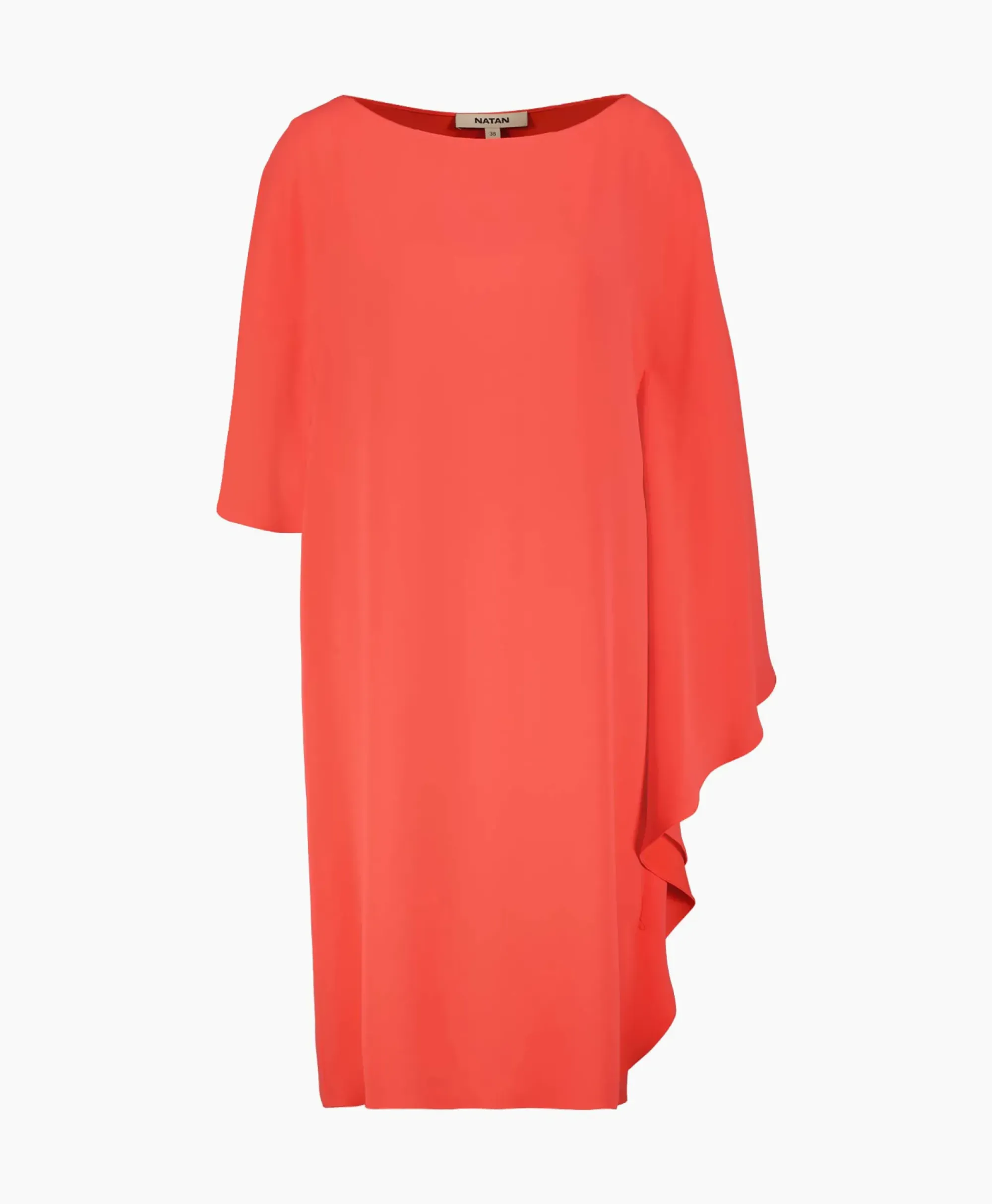 Jurken^Natan Midi Jurk Ambre-N6Nj03 Rood