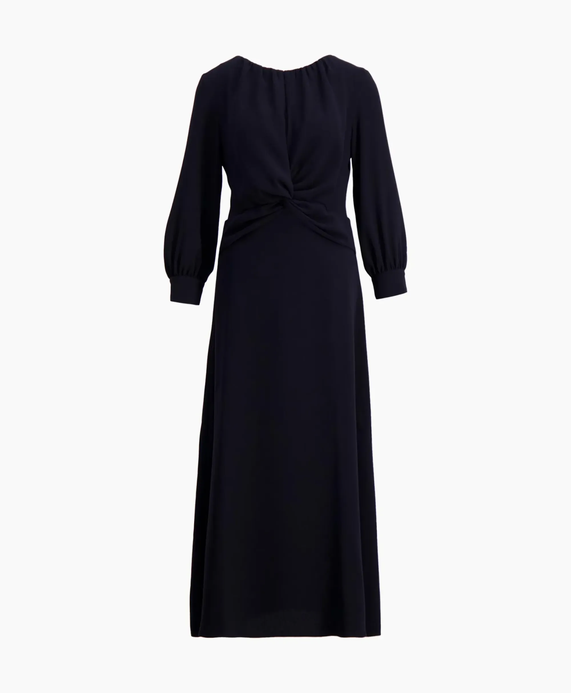 Jurken^Natan Midi Jurk Ava-N6Nj03 Donker Blauw