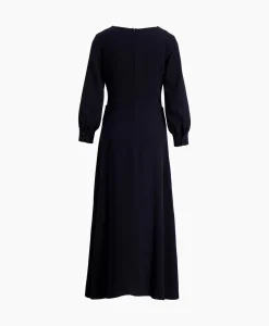 Jurken^Natan Midi Jurk Ava-N6Nj03 Donker Blauw