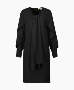 Jurken^Natan Midi Jurk Vase-N6Nj03 Zwart