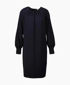 Jurken^Natan Midi Jurk Vimana-N6Nj03 Blauw