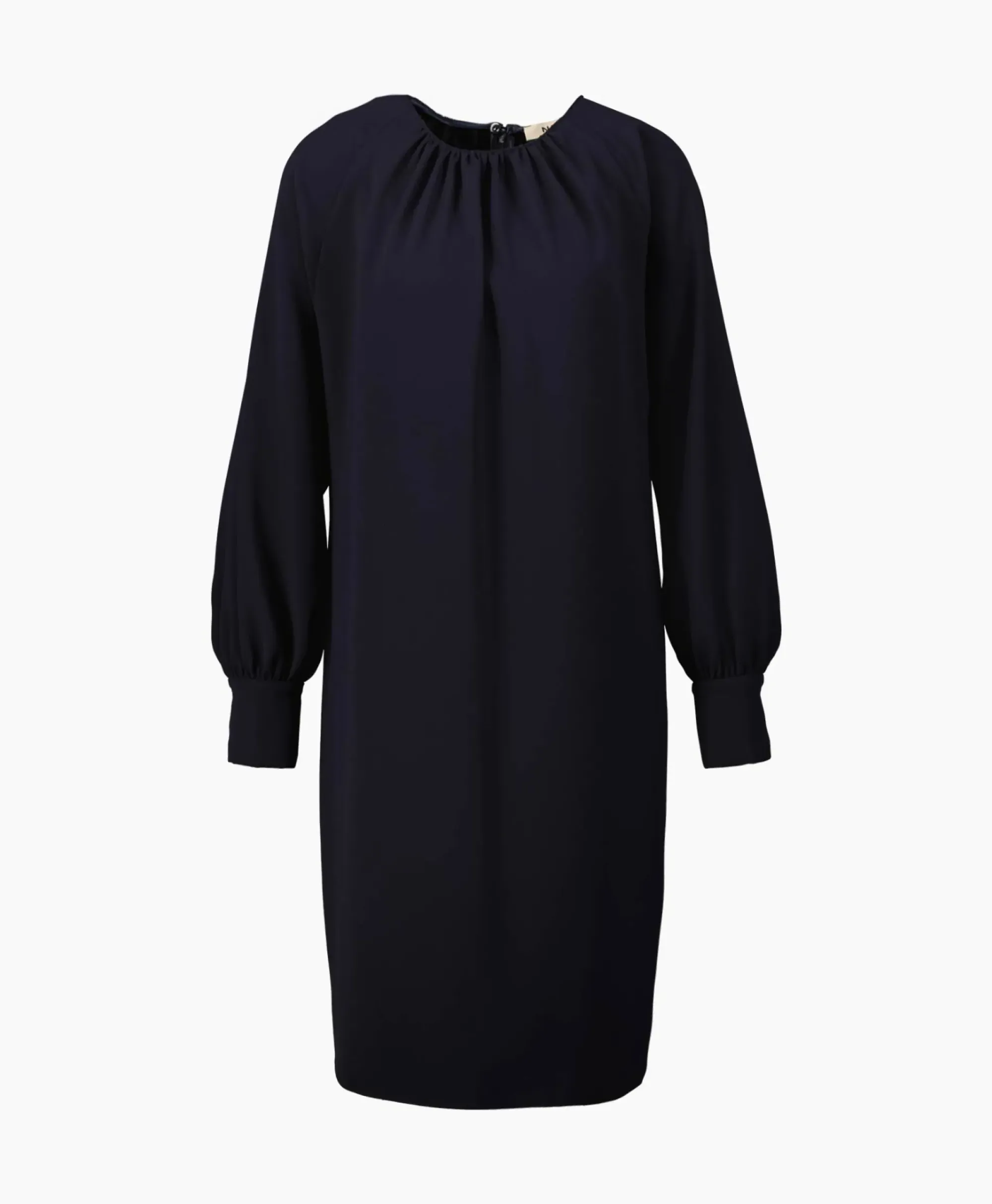 Jurken^Natan Midi Jurk Vimana-N6Nj03 Blauw