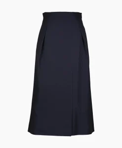 Rokken^Natan Midi Rok Alicia-Jzzn01 Donker Blauw
