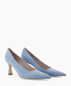 Pumps^Natan Schoenen Pump Jeans Col. 11 Blauw