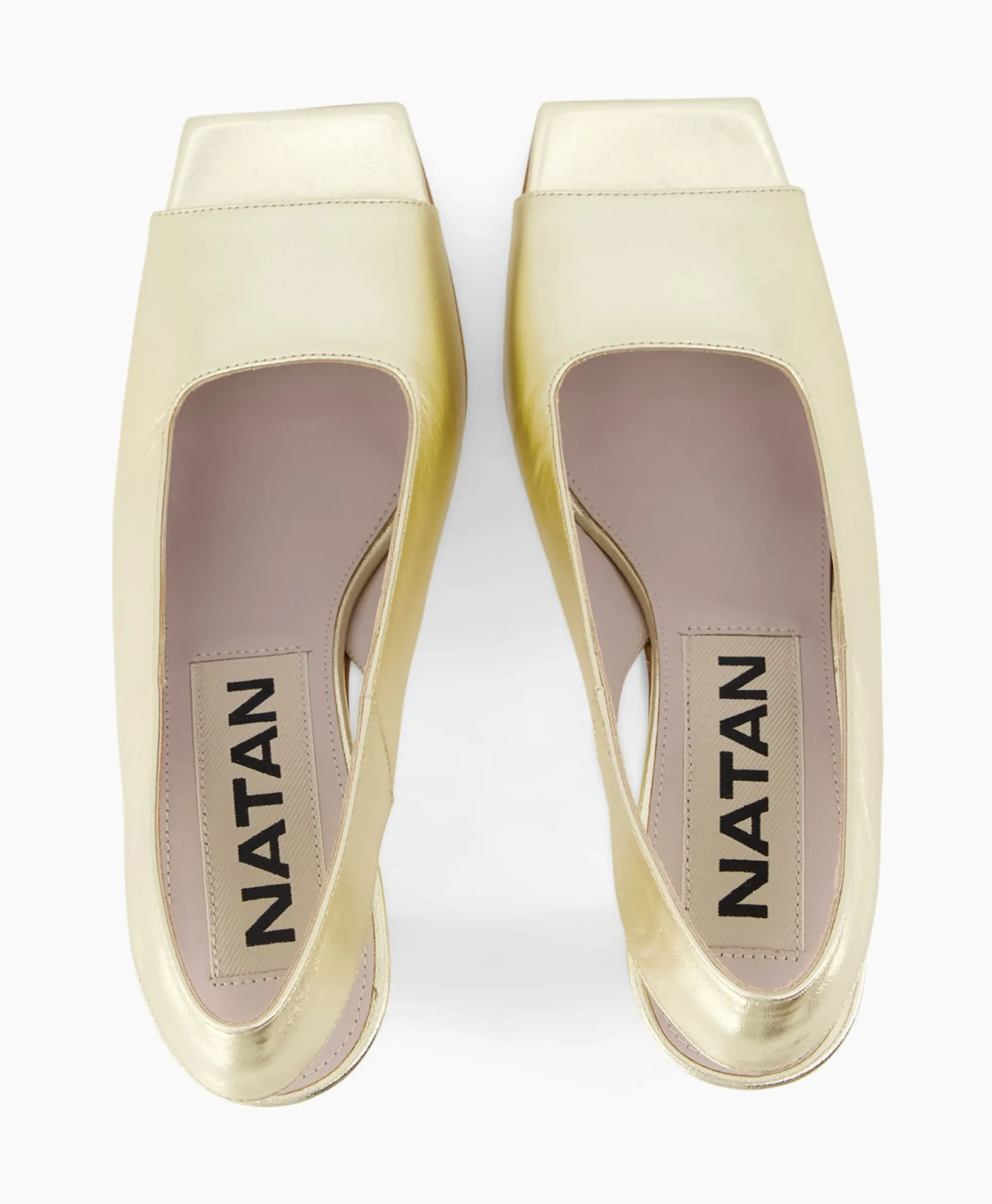Pumps^Natan Schoenen Pump Luxor Platino 58 Goud