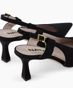 Pumps^Natan Schoenen Pump Scuba Nicole Nero Zwart