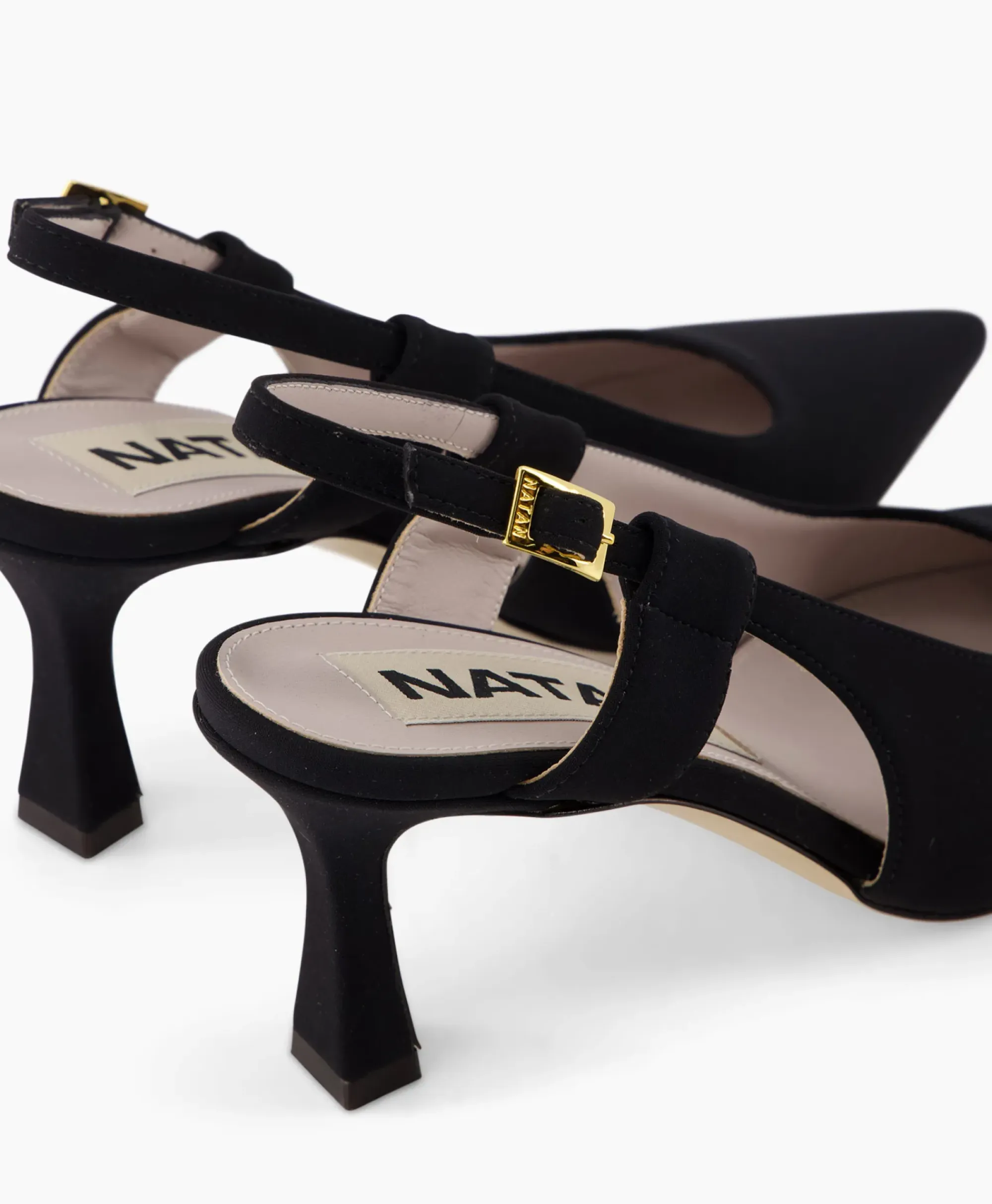 Pumps^Natan Schoenen Pump Scuba Nicole Nero Zwart