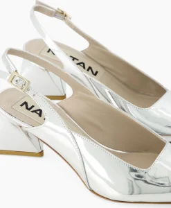 Pumps^Natan Schoenen Pump Specchio Argento Zilver
