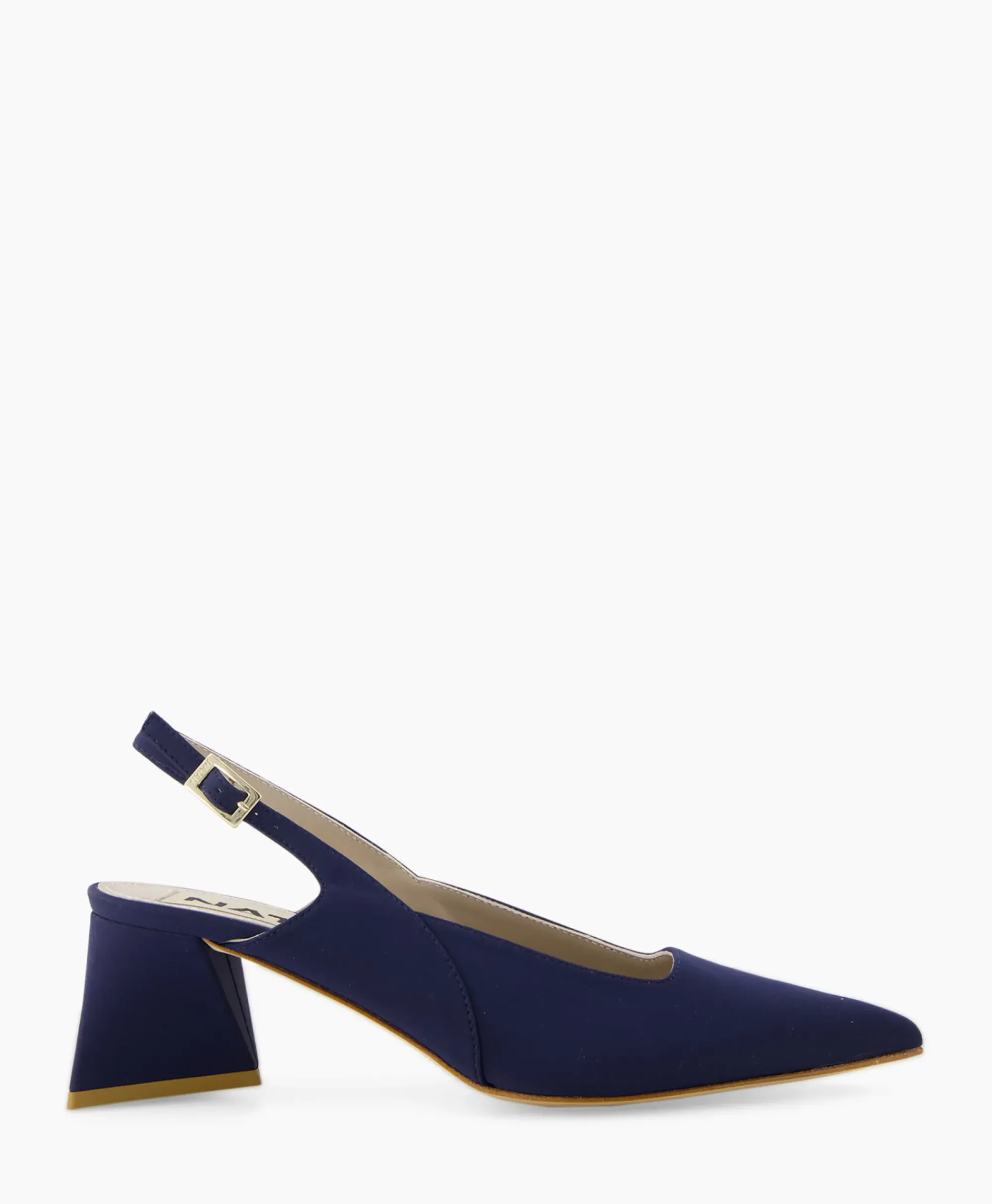 Pumps^Natan Schoenen Pump Stretch Morelli 9 Blu Scuro Blauw