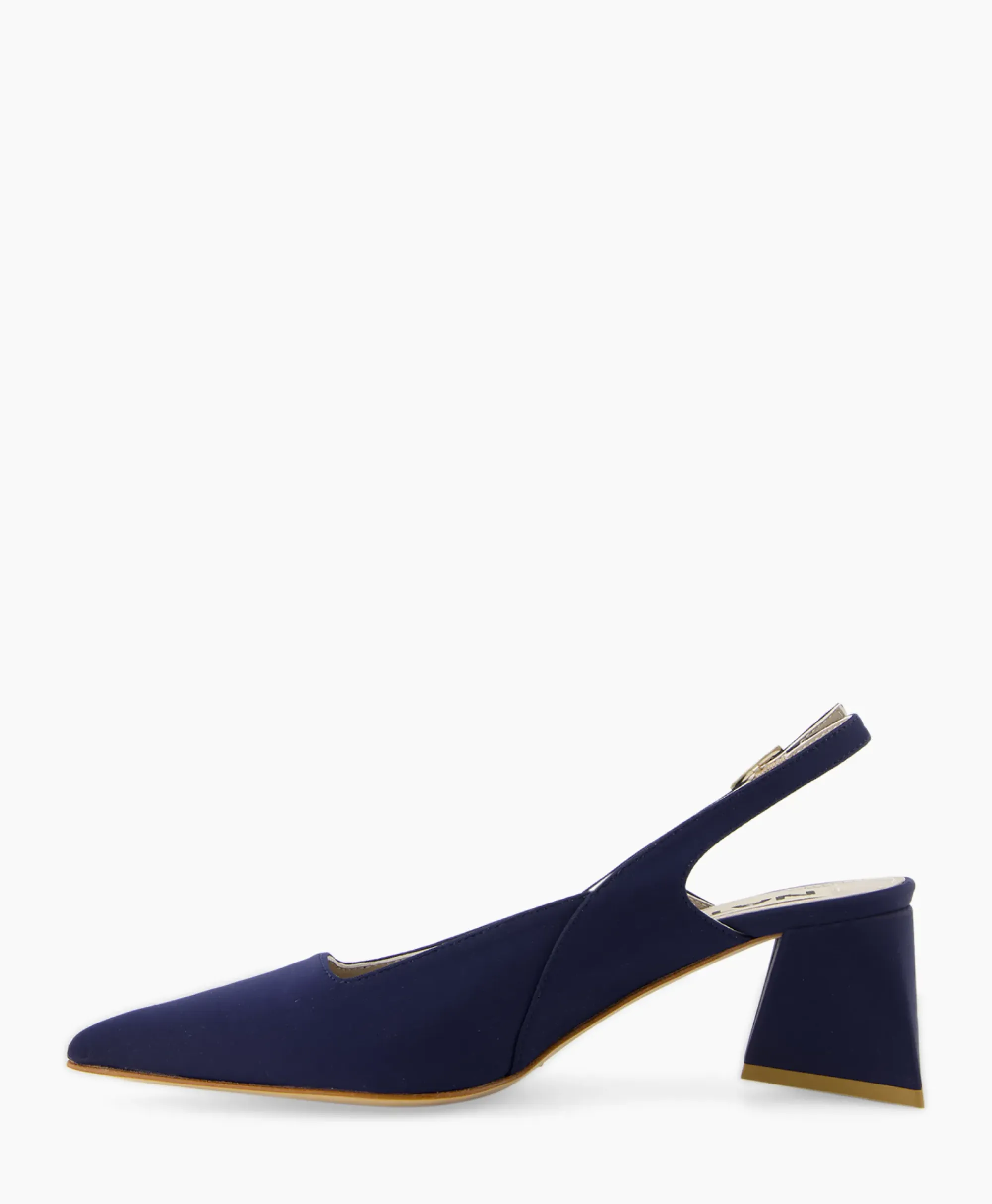 Pumps^Natan Schoenen Pump Stretch Morelli 9 Blu Scuro Blauw