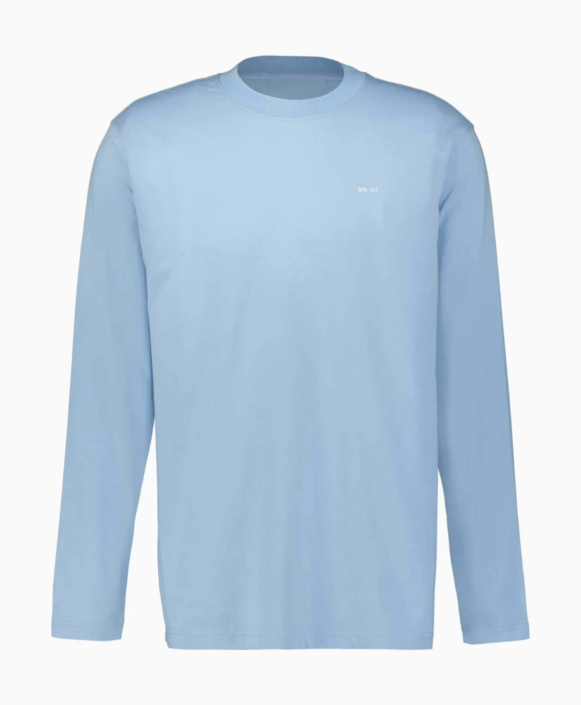 T-Shirts^Nn07 Longsleeve Adam Donker Blauw