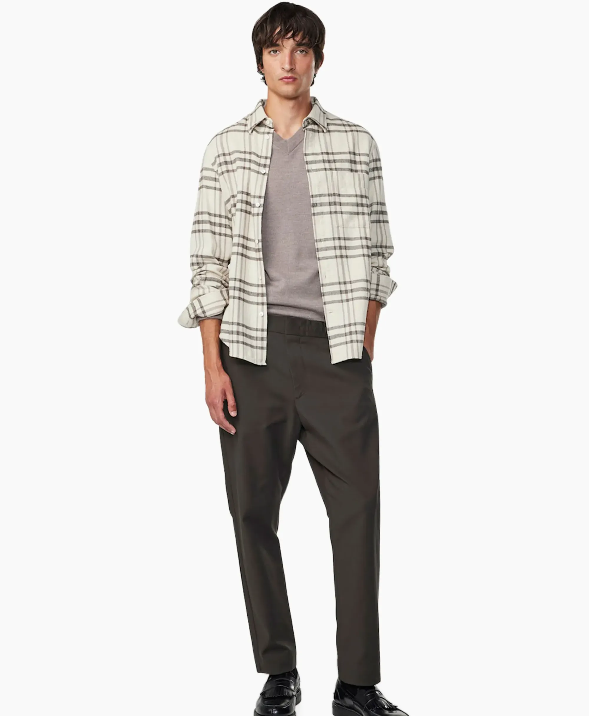 Broeken^Nn07 Pantalon Billie Donker Groen