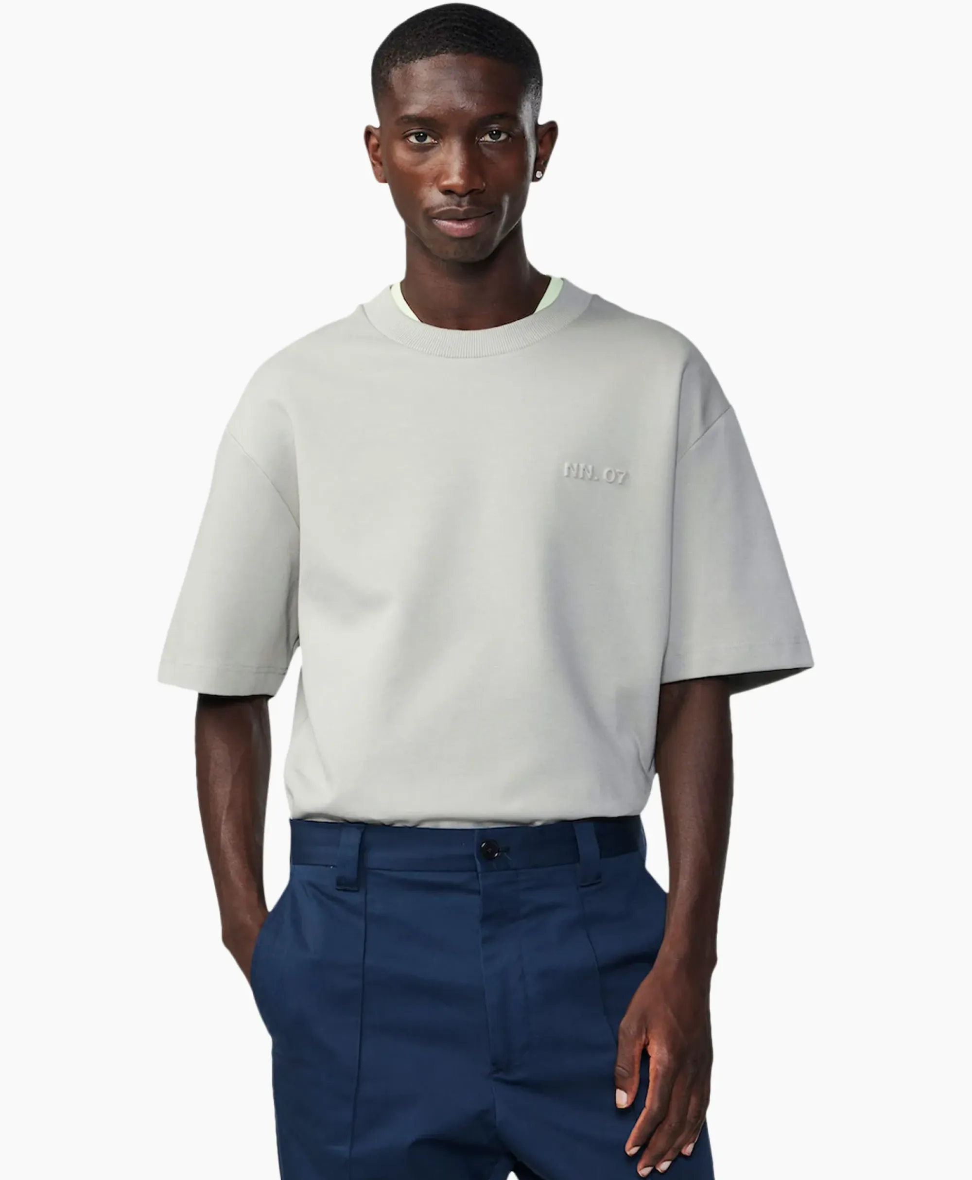 T-Shirts^Nn07 T-Shirt Nat Logo Tee Beige