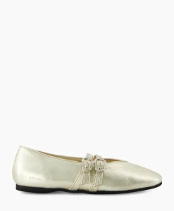 Instappers^Nubikk Ballerina Gisele Grace Goud