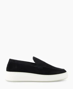 Instappers^Nubikk Loafer Jiro Mio Donker Blauw