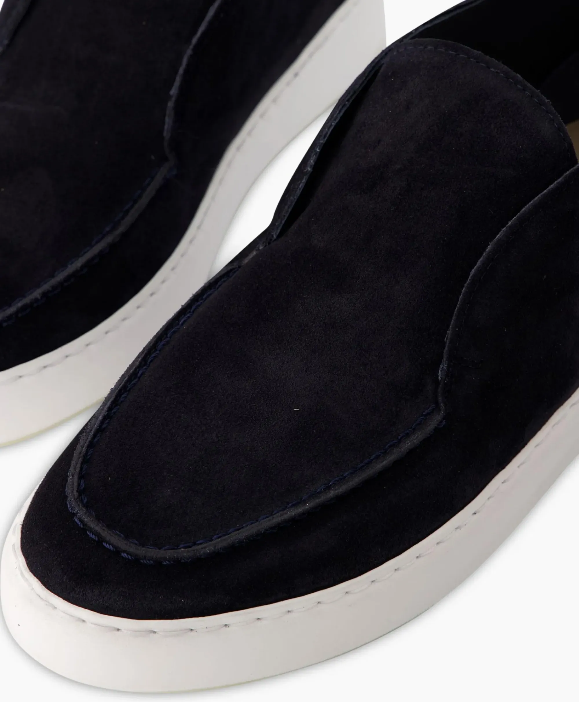 Instappers^Nubikk Loafer Jiro Suo Donker Blauw