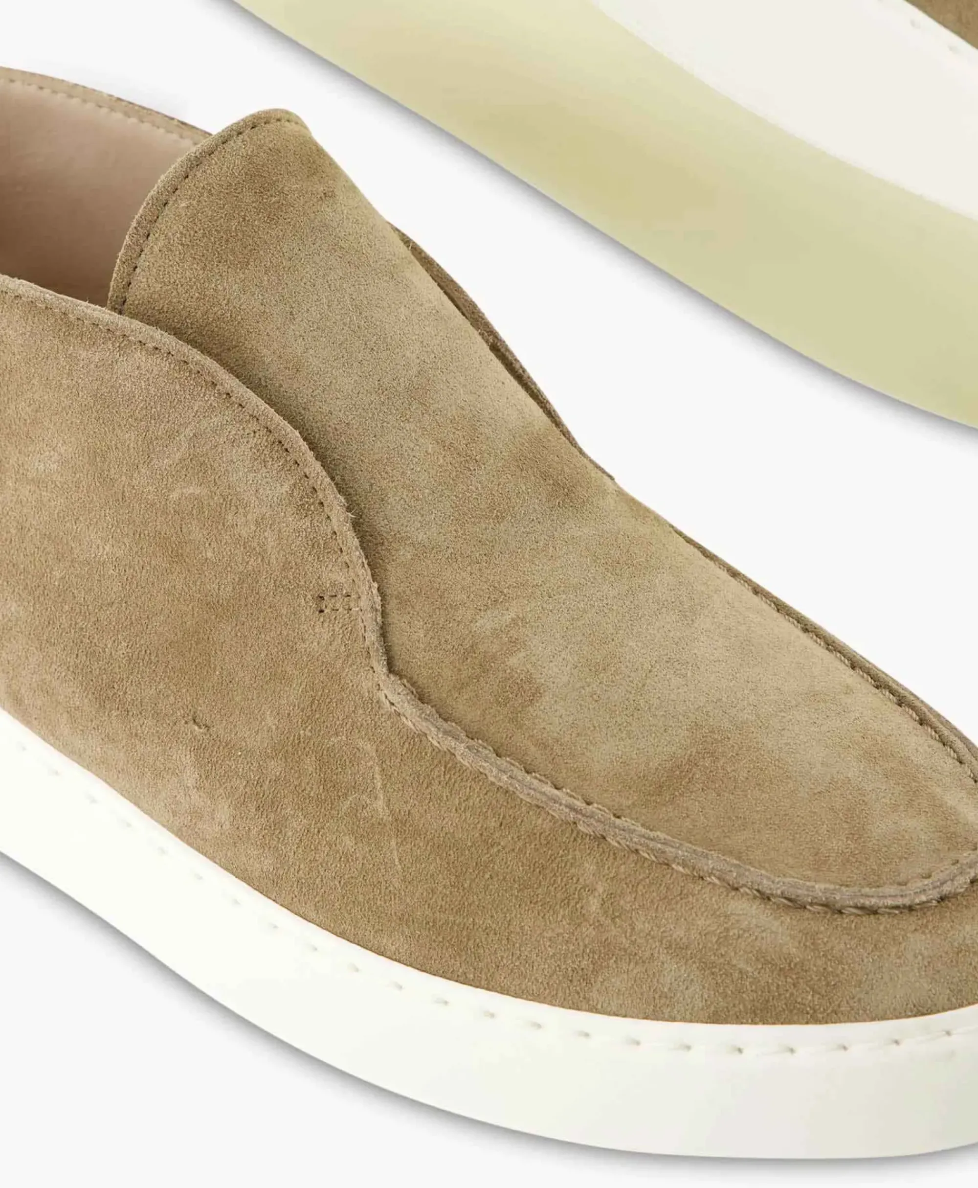 Instappers^Nubikk Loafer Jiro Suo Taupe