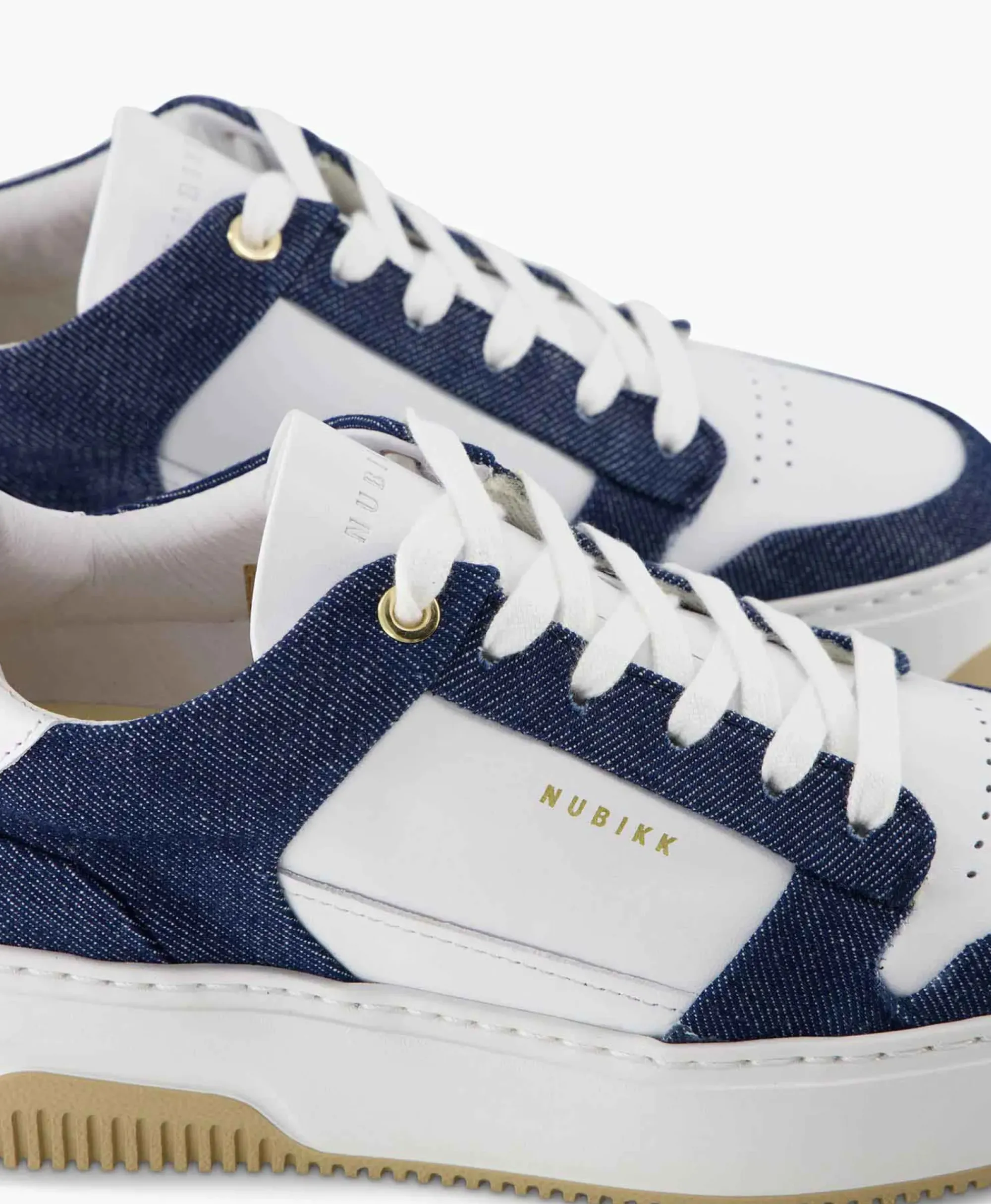 Sneakers^Nubikk Sneaker Basket Court Wit