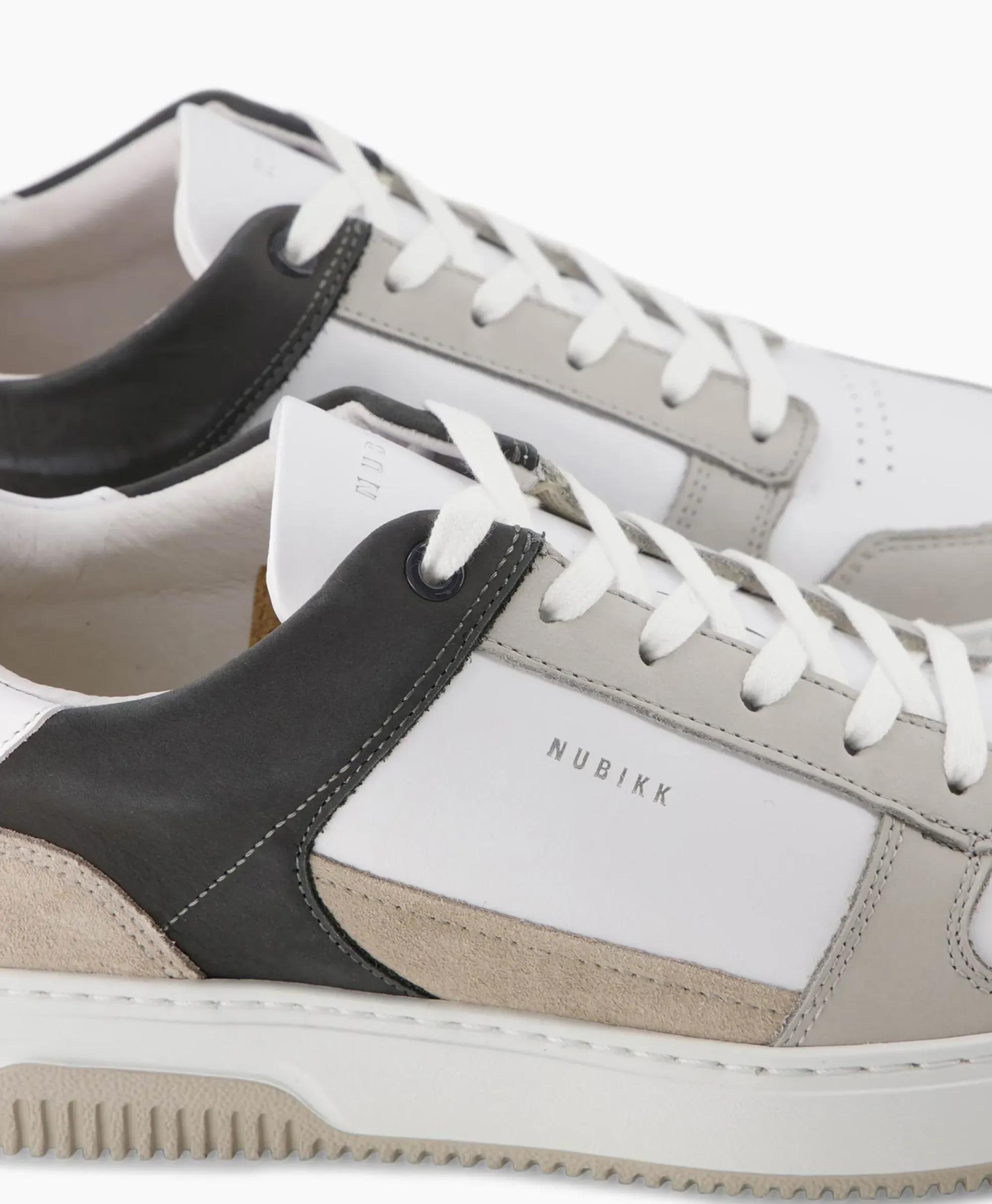 Sneakers^Nubikk Sneaker Basket Court Wit