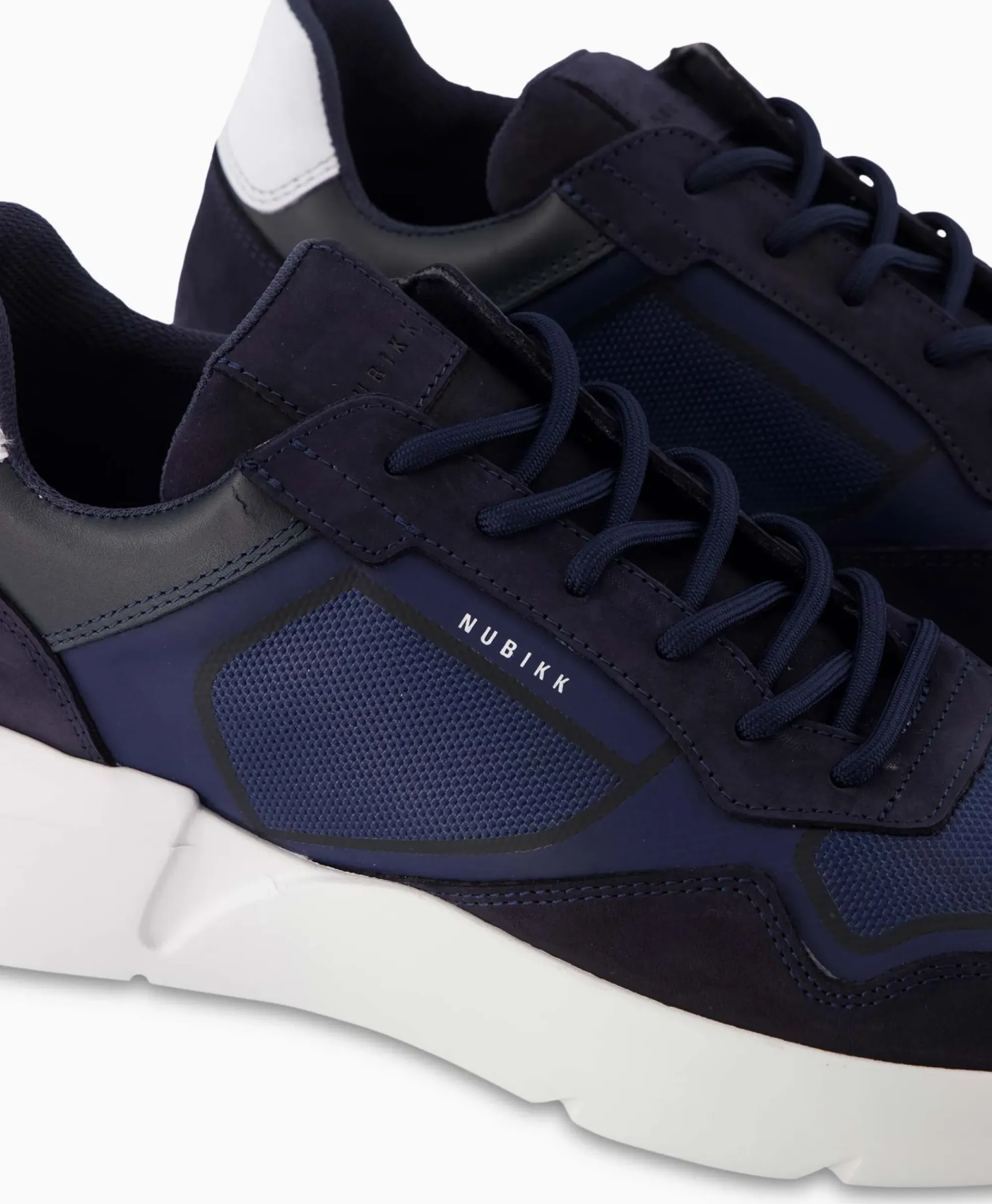 Sneakers^Nubikk Sneaker Roque Road Curl Donker Blauw
