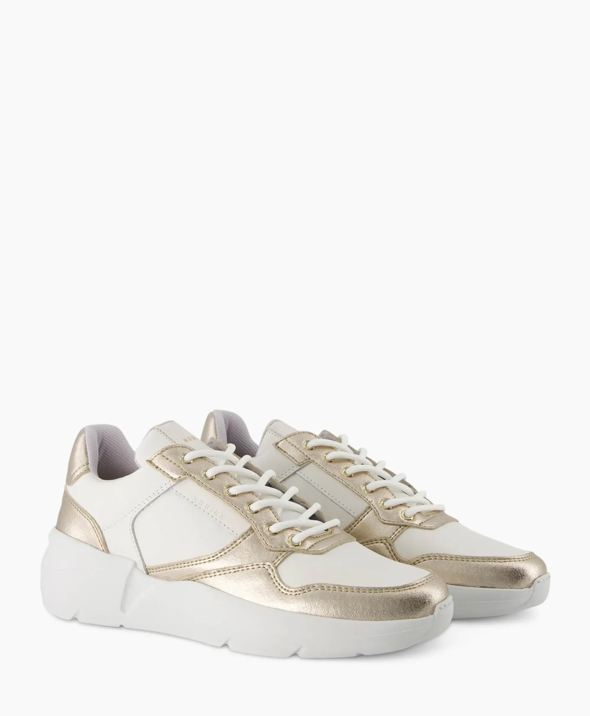 Sneakers^Nubikk Sneaker Roque Road Wave Wit