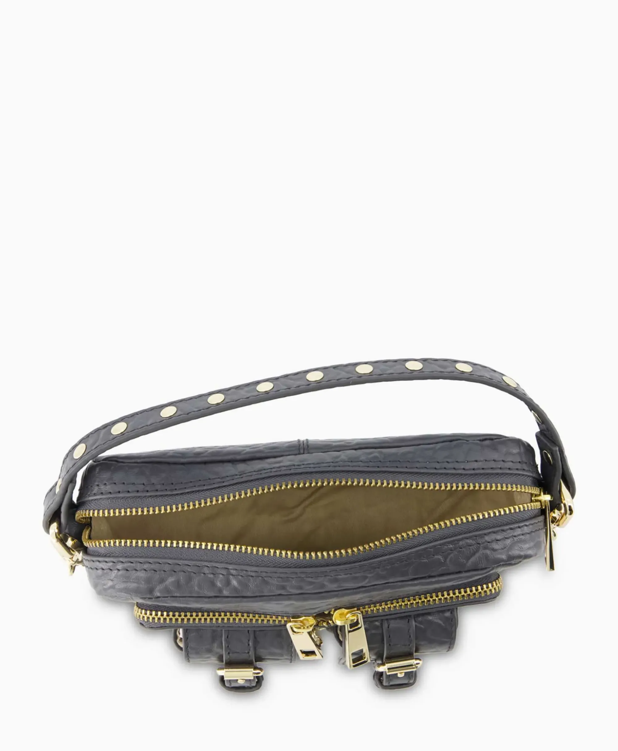 Tassen^Nunoo Bags Schouder / Hand Tas Helena Buckle New Zealand Grijs