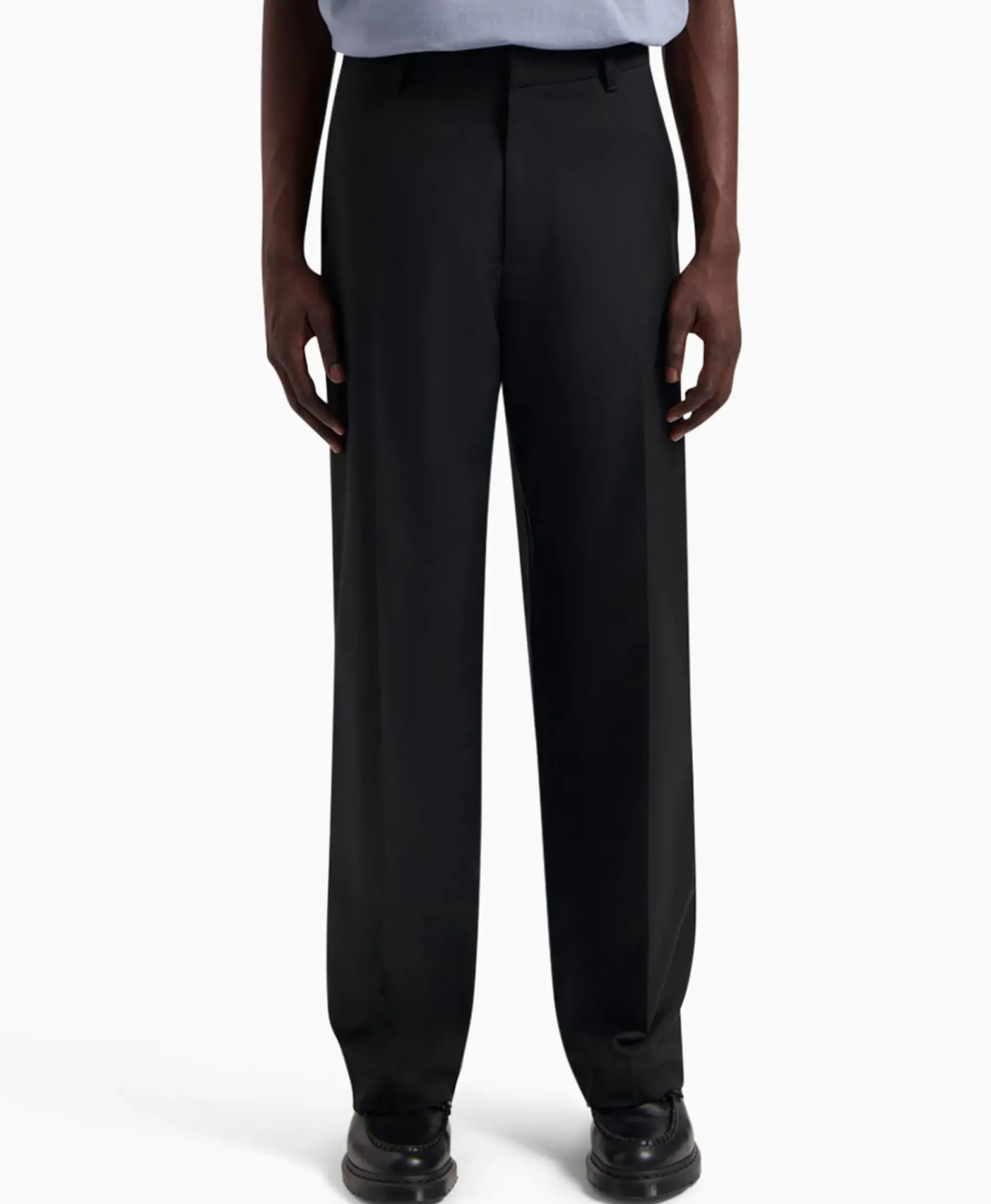 Broeken^Olaf Hussein Broek Tailored Zwart