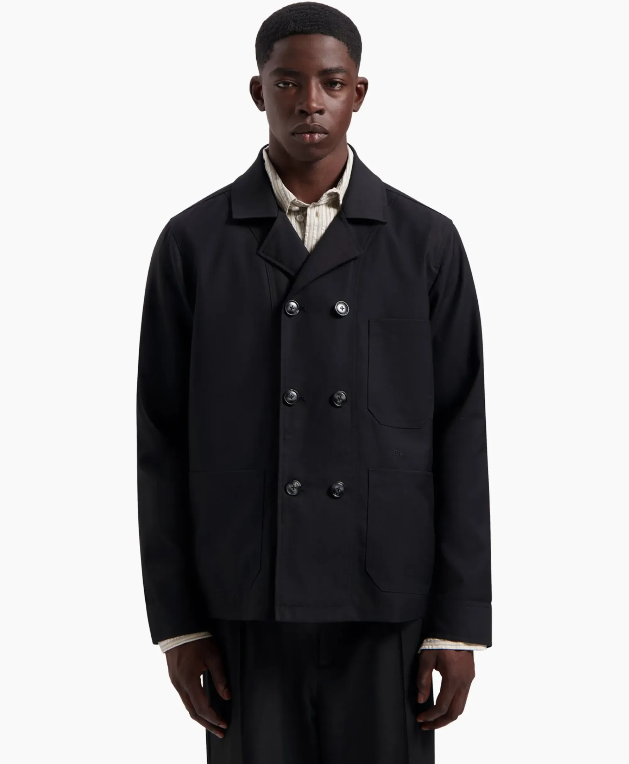 Jassen^Olaf Hussein Jack Db Workwear Blazer Zwart