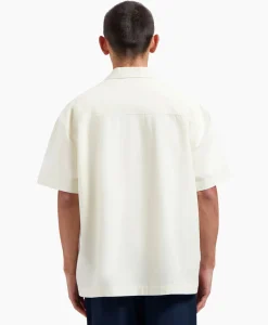 Jassen^Olaf Hussein Overshirt Cotton Linen Ss Ecru