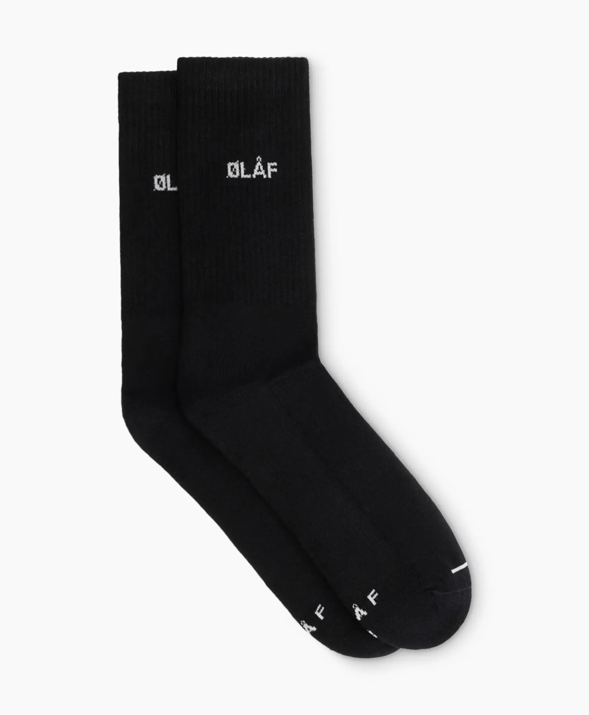 Sokken^Olaf Hussein Sokken Mini Logo Zwart