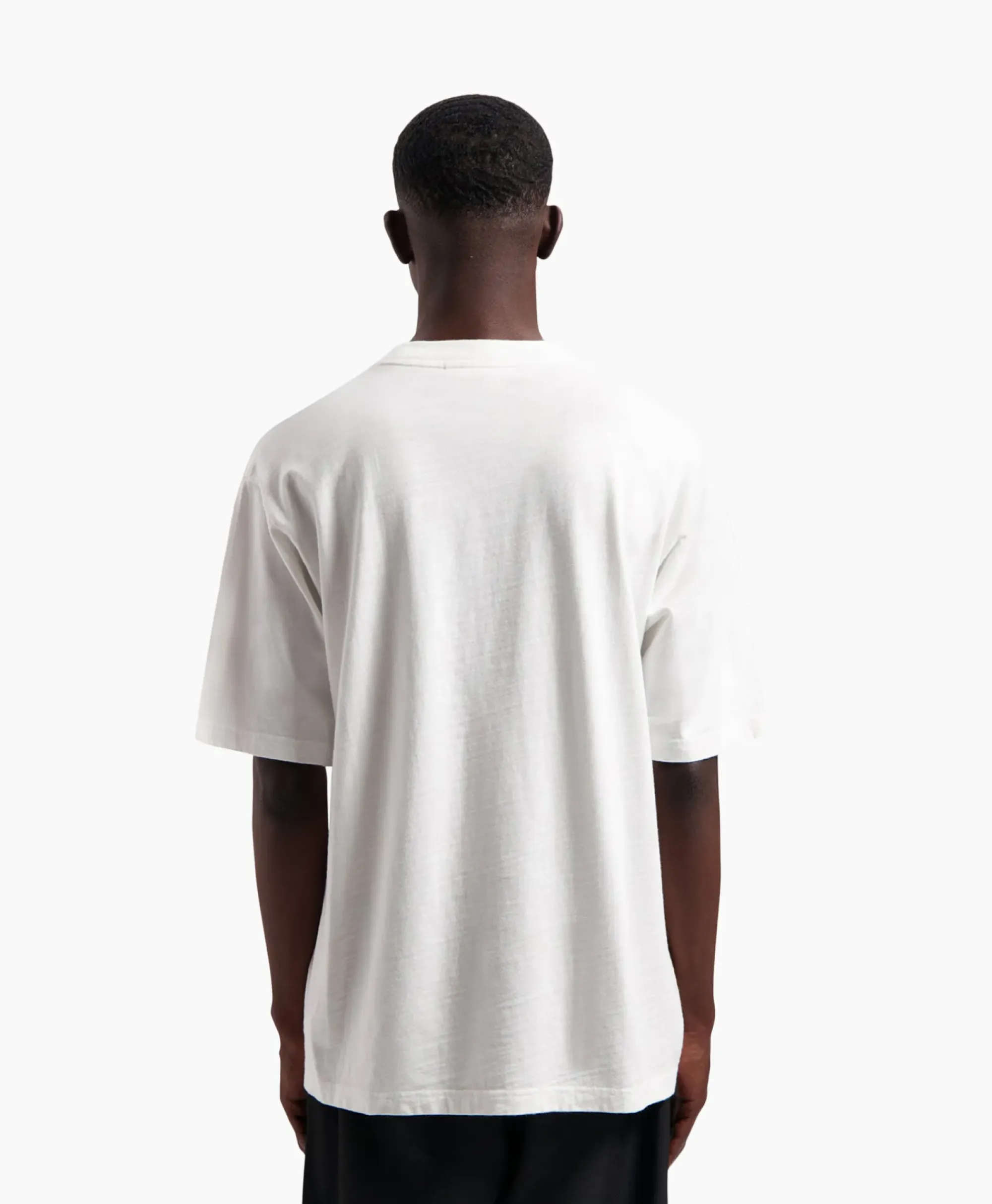 T-Shirts^Olaf Hussein T-Shirt Blur Logo Wit