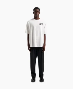 T-Shirts^Olaf Hussein T-Shirt Blur Logo Wit