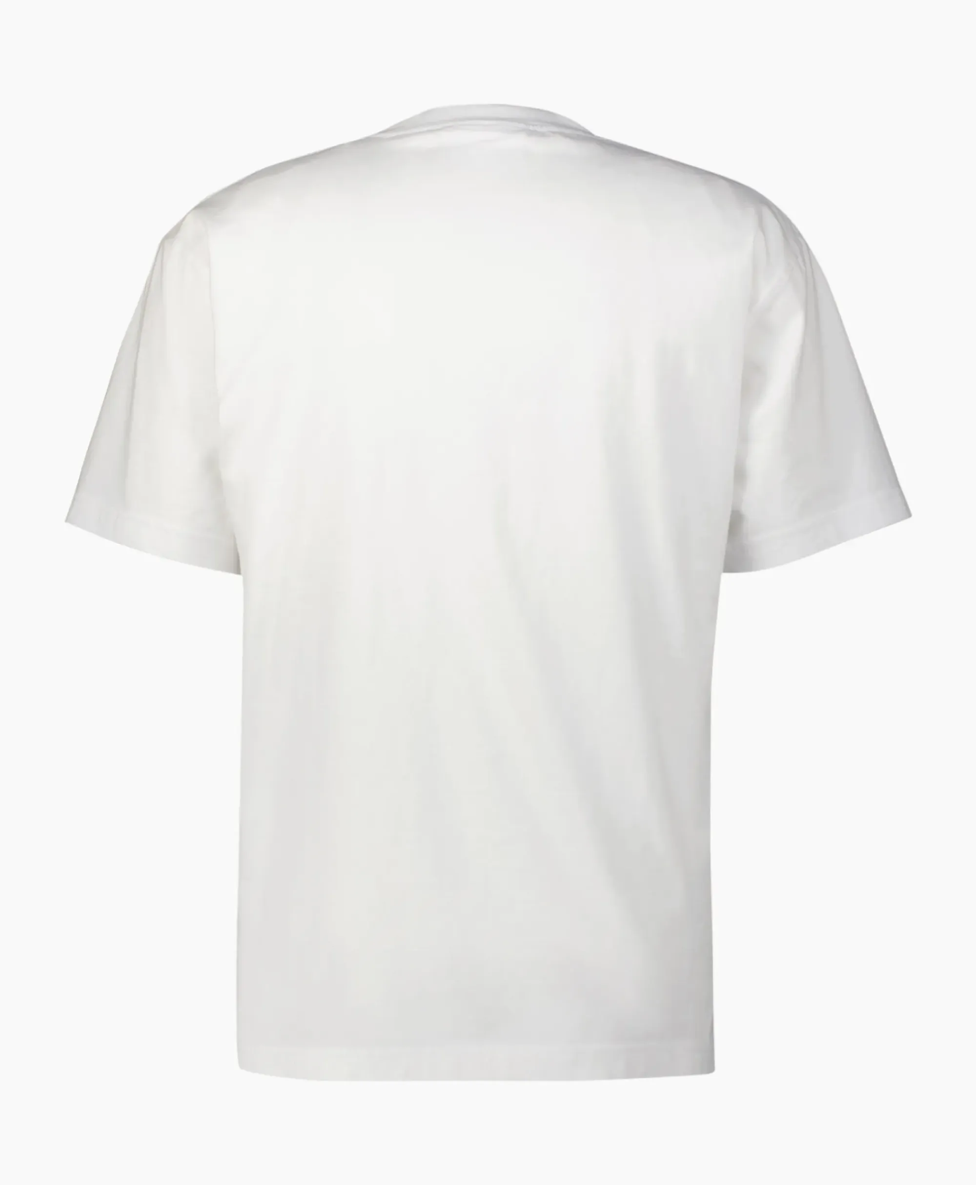 T-Shirts^Olaf Hussein T-Shirt Korte Mouw Embroidery Off White