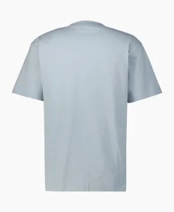 T-Shirts^Olaf Hussein T-Shirt Korte Mouw Block Licht Blauw