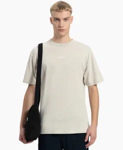 T-Shirts^Olaf Hussein T-Shirt Korte Mouw Block Beige